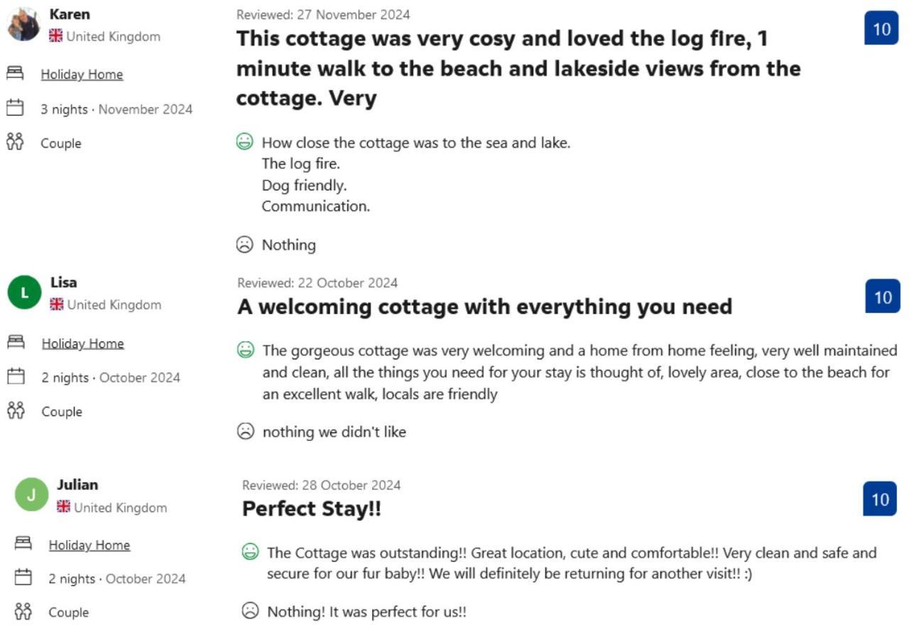 Romantic Lakeside Cottage By The Beach! With Super Cosy Log Burner! The Perfect Escape To Your Home From Home By The Sea! So Relaxing - You Won'T Want To Leave! Pet Friendly! Mablethorpe Exterior foto